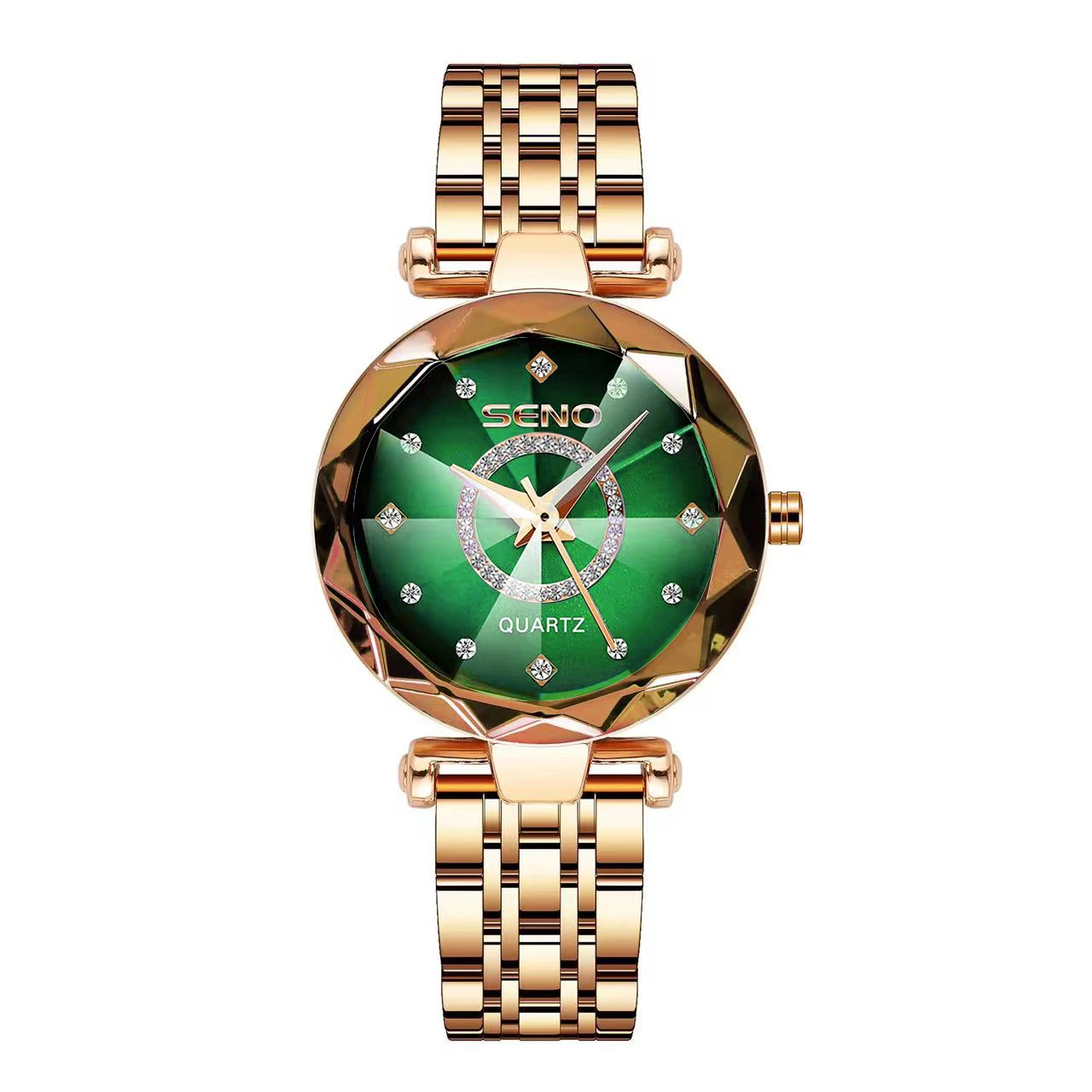 Montre de luxe SENO pour femme (vert)