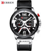 CURREN 8329 Montre pour homme Noir