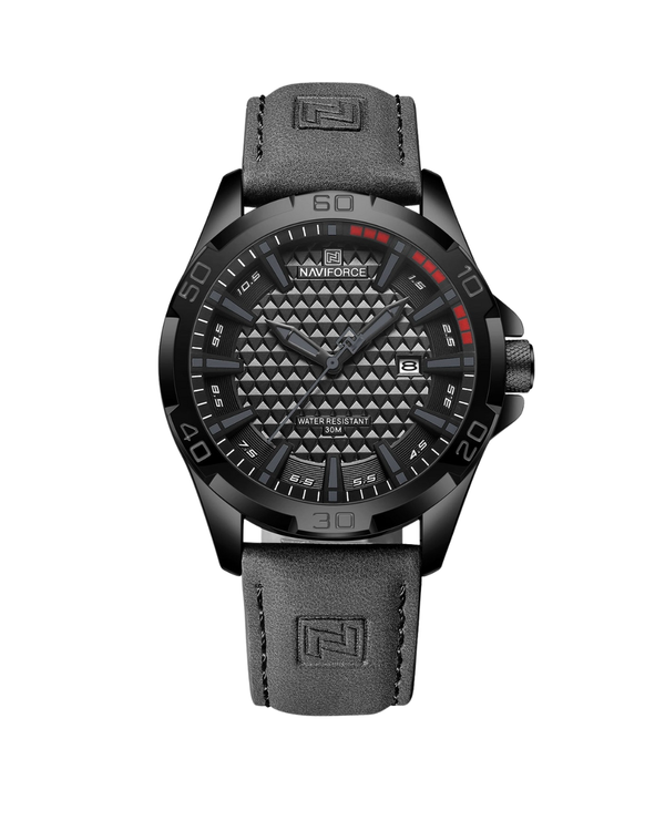 Montre NAVIFORCE homme bracelet cuir - vue 1