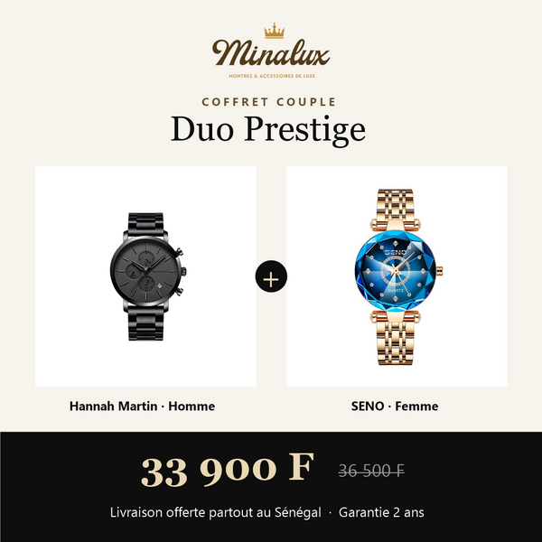 Coffret couple Duo Prestige : Hannah Martin homme et SENO femme