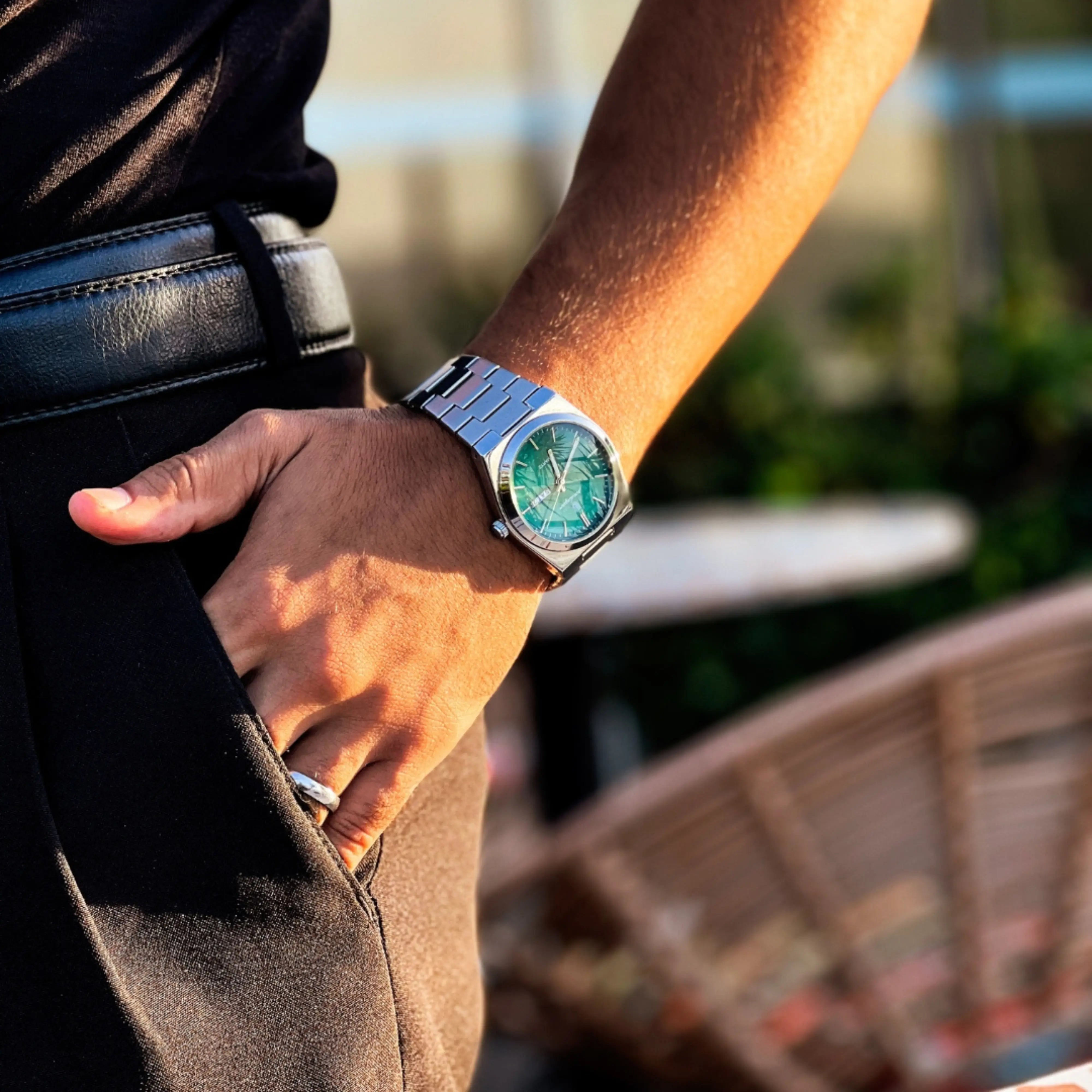 Montre POEDAGAR homme - détail du cadran