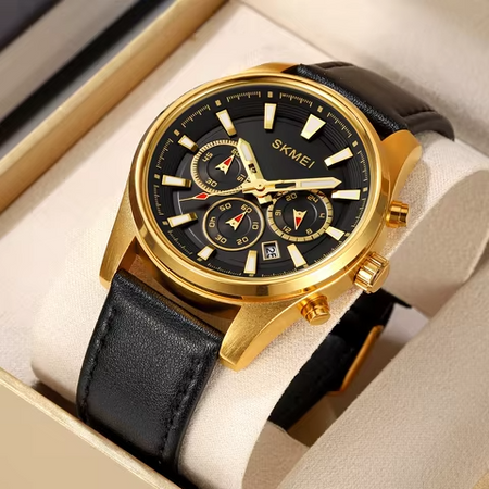 Montre à Quartz pour Homme en cuir
